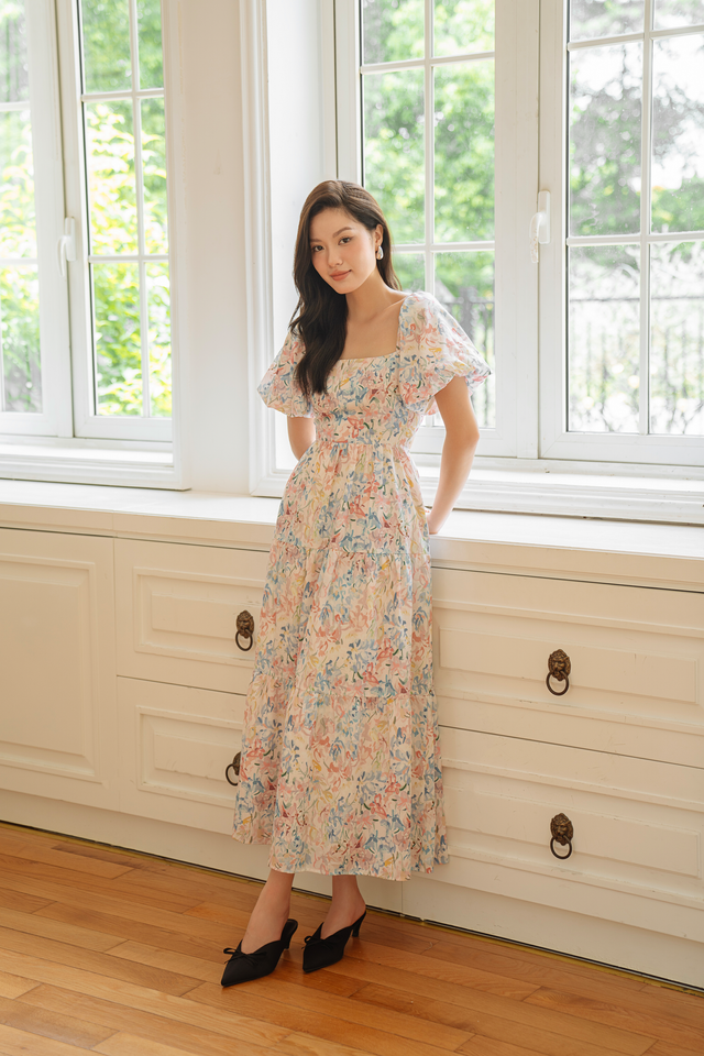 FAITH FLORAL MAXI DRESS