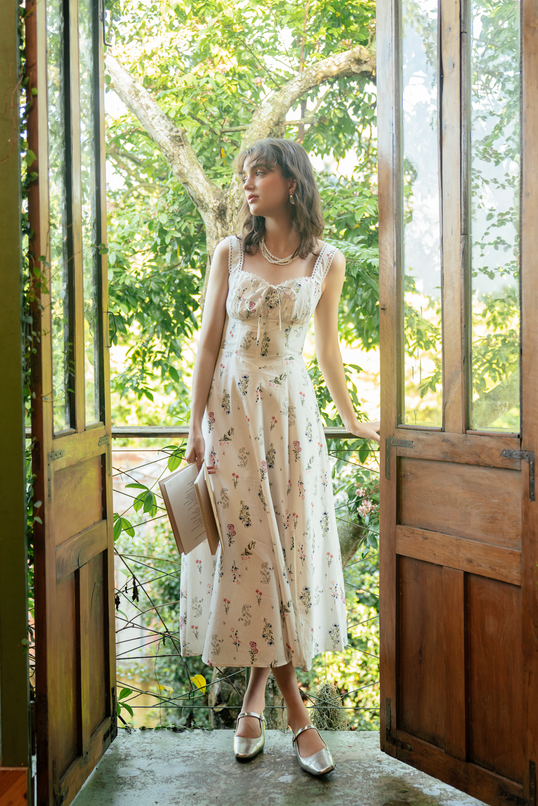 LOVELLA MIDI DRESS (FLORAL) | Danity Roses