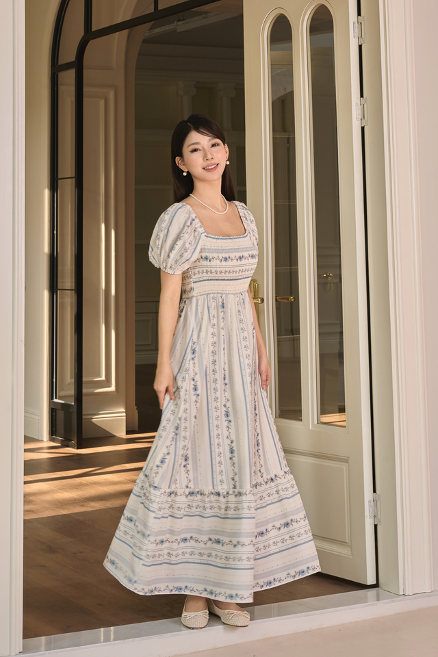 ROSIE SMOKED MAXI DRESS