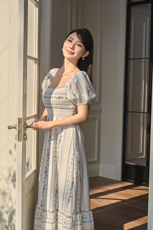 ROSIE SMOKED MAXI DRESS