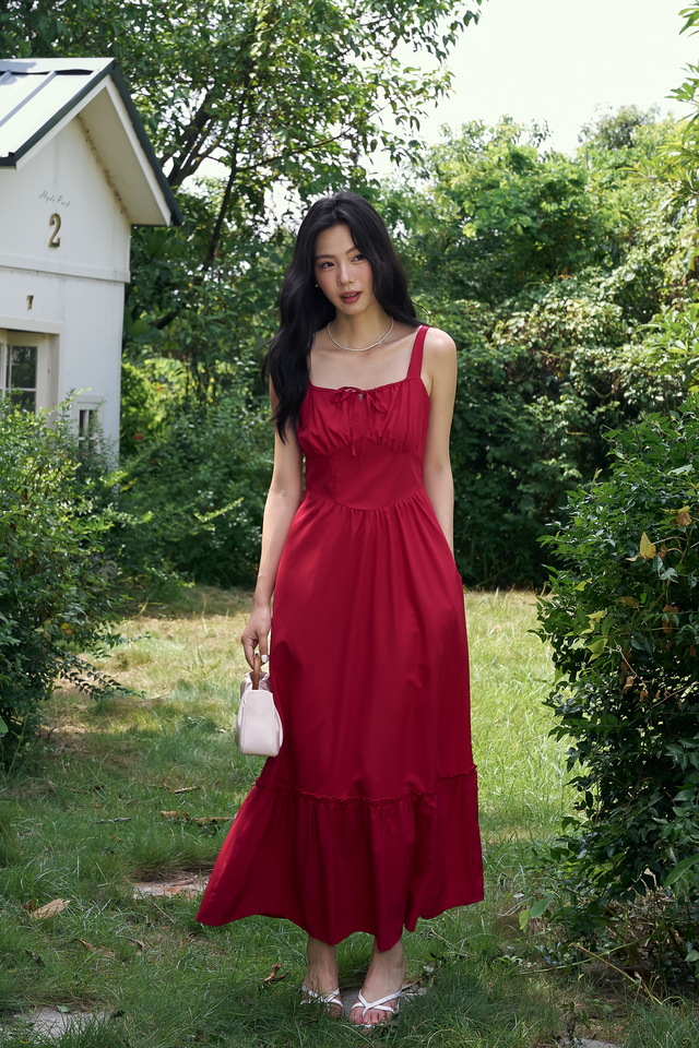 CARY MAXI DRESS (RED)