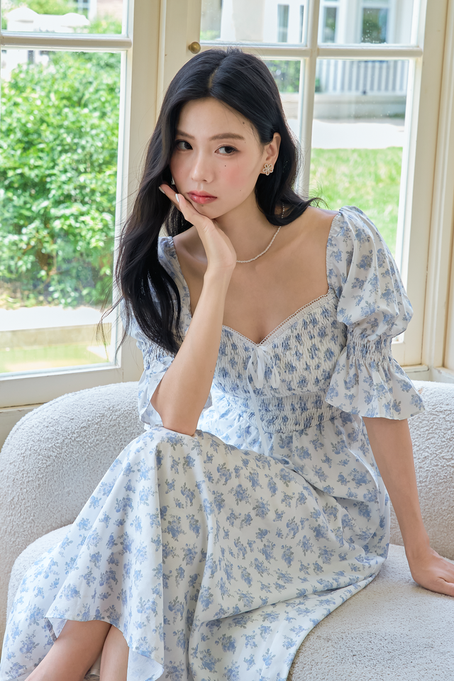 ROWE SMOKED DRESS (FLORAL)