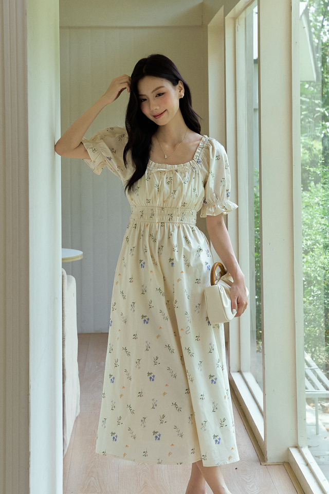 SHERLYN MIDI DRESS (FLORAL)