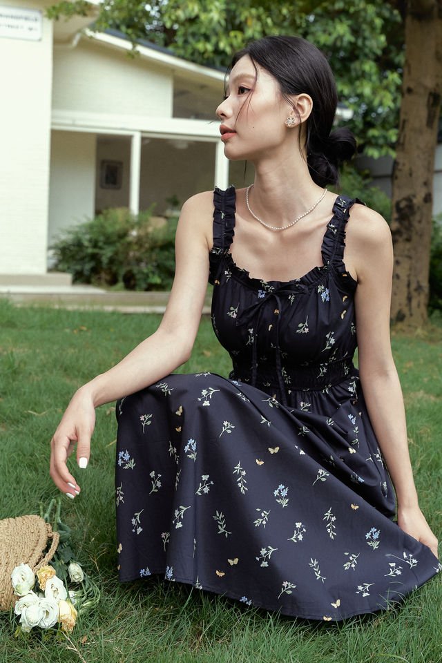 HAMLEY MIDI DRESS (FLORAL)