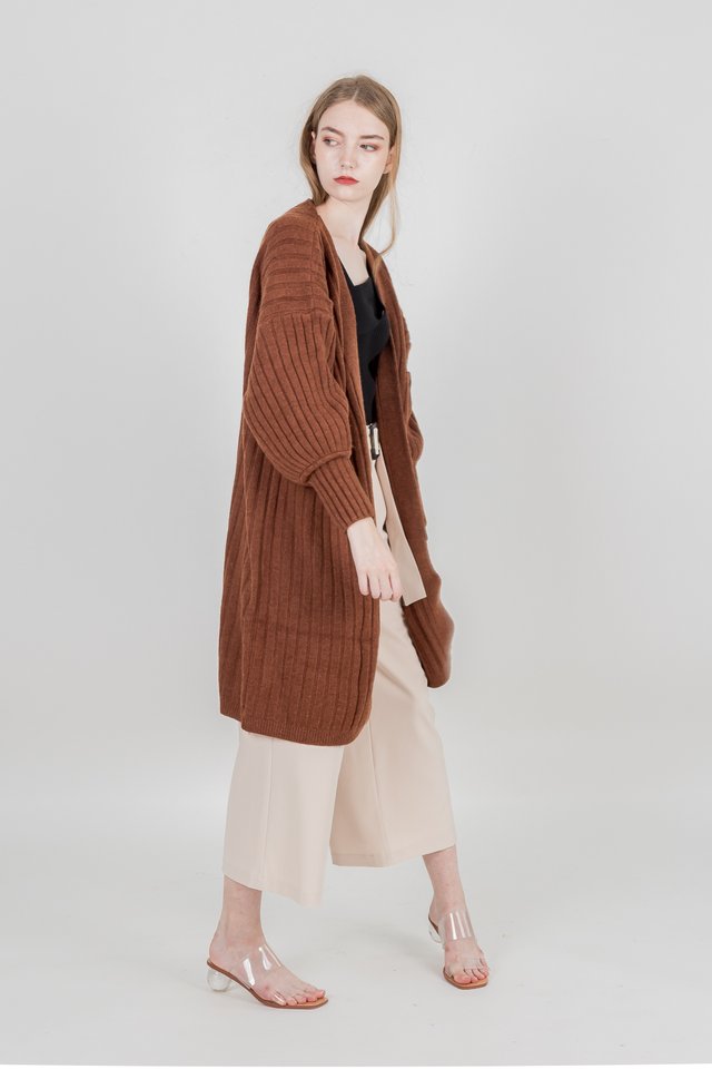 MADISON KNIT OUTERWEAR (CAMEL)
