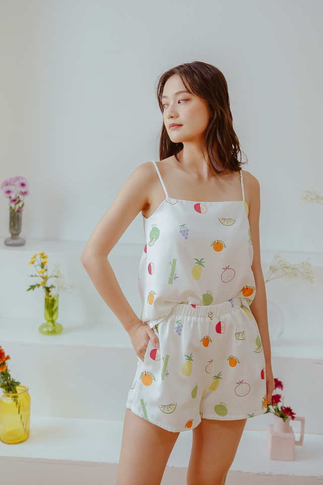 FESTIVE FRUITS TWO WAY CAMI TOP 