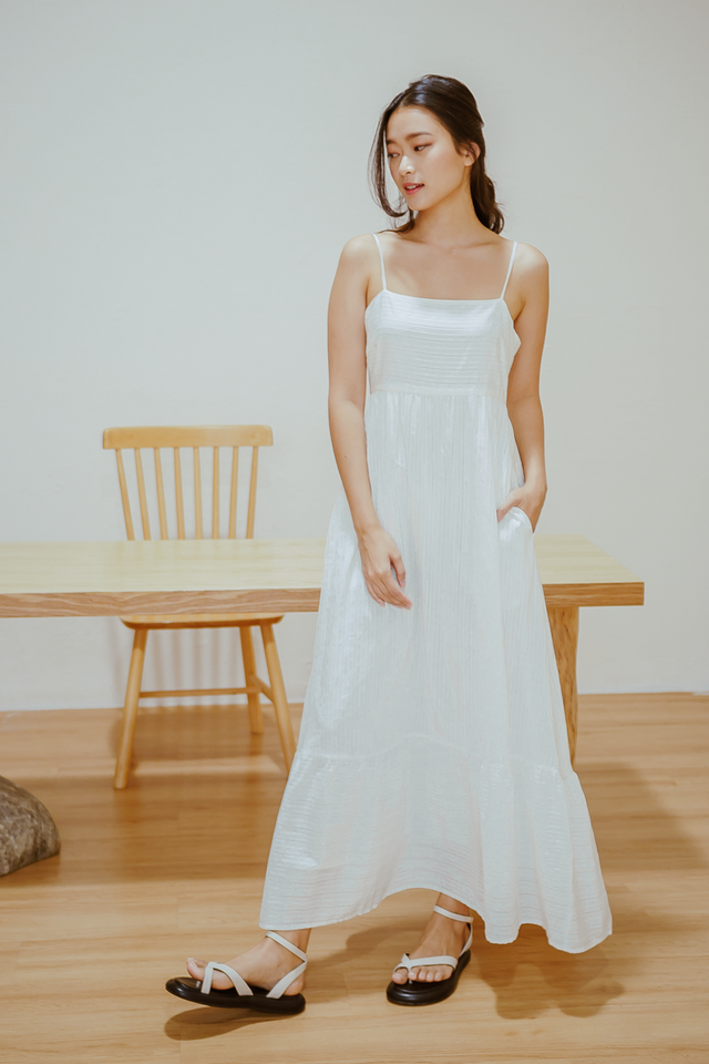 RAELLA MAXI DRESS (WHITE)